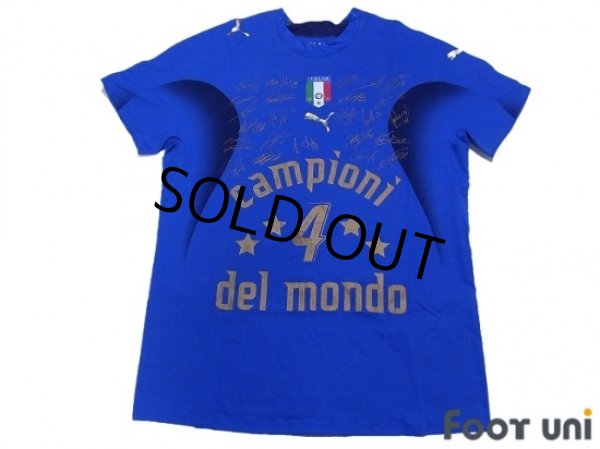 Photo1: Italy 2006 Home Victory Authentic Shirt (1)