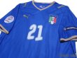 Photo3: Italy 2008 Home Shirt #21 Pirlo (3)