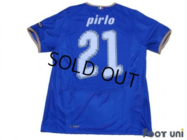Photo2: Italy 2008 Home Shirt #21 Pirlo (2)