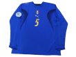 Photo1: Italy 2006 Home Long Sleeve Shirt #5 Cannavaro w/2006 Germany FIFA World Cup Patch (1)