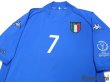 Photo3: Italy 2000 Home Shirt #7 Del Piero Korea Japan FIFA World Cup 2002 Patch (3)