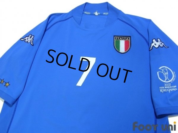 Photo3: Italy 2000 Home Shirt #7 Del Piero Korea Japan FIFA World Cup 2002 Patch (3)
