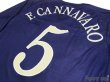 Photo3: Italy 2004 3rd Long Sleeve Shirt #5 Cannavaro (3)