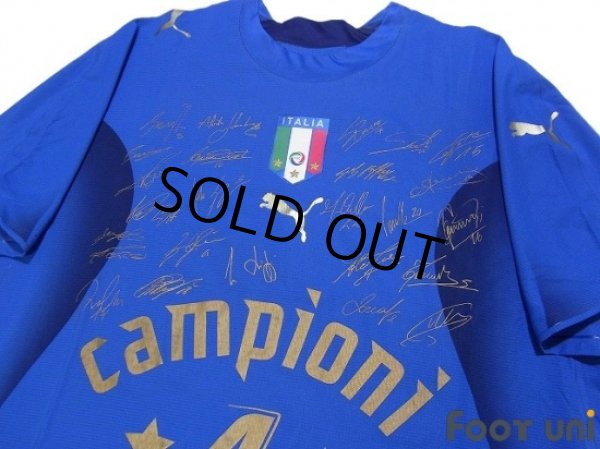 Photo3: Italy 2006 Home Victory Authentic Shirt (3)