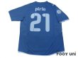 Photo2: Italy 2009 Home #21 Pirlo w/FIFA Confederations Cup South Africa 2009 Patch (2)