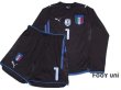 Photo1: Italy 2009 GK #1 Buffon Long Sleeve Shirt and shorts Set (1)