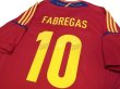 Photo4: Spain 2012 Home Shirt #10 Fabregas w/tags (4)