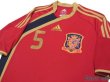 Photo3: Spain 2009 Home Shirt #5 Puyol (3)