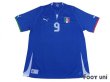 Photo1: Italy 2013 Home Shirt #9 Balotelli (1)