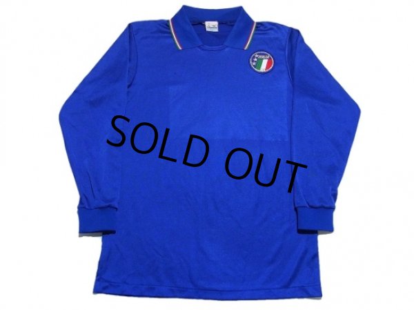 Photo1: Italy 1988-1989 Home Long Sleeve Shirt (1)
