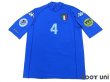 Photo1: Italy Euro 2000 Home Shirt #4 Albertini UEFA Fair Play Patch (1)