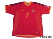 Photo1: Spain 2002 Home Shirt #7 Raul (1)