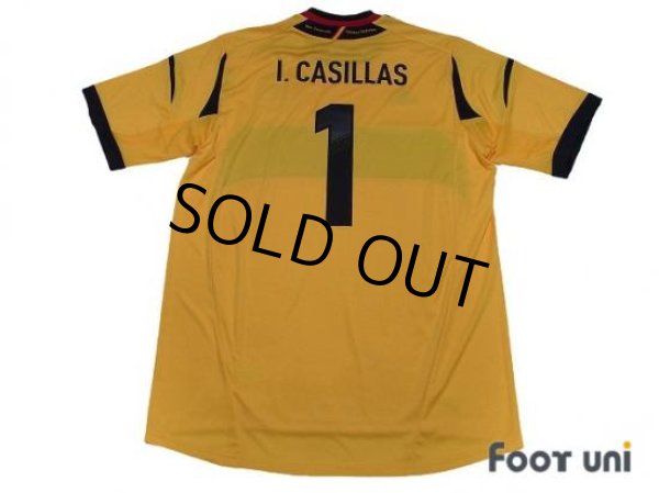 Photo2: Spain 2012 GK Shirt #1 Casillas (2)