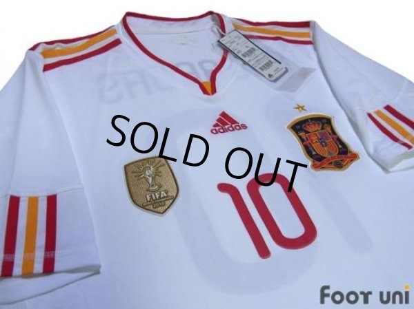 Photo3: Spain 2011 Away #10 Fabregas FIFA World Champions 2010 Patch w/tags (3)