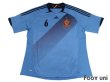 Photo1: Spain Euro 2012 Away Shirt #6 A.Iniesta (1)