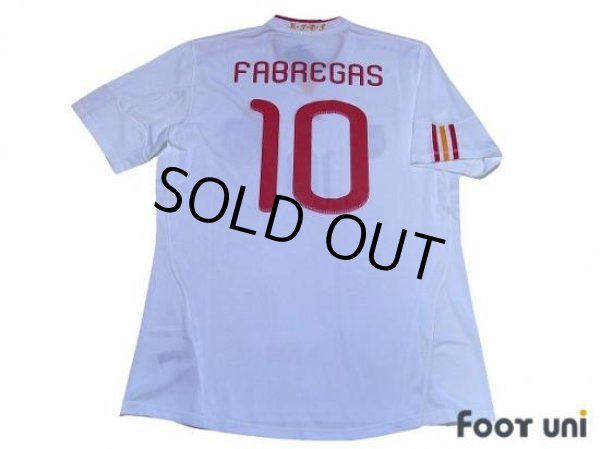 Photo2: Spain 2011 Away #10 Fabregas FIFA World Champions 2010 Patch w/tags (2)