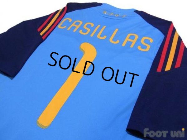 Photo3: Spain 2010 GK shirt #1 Casillas (3)