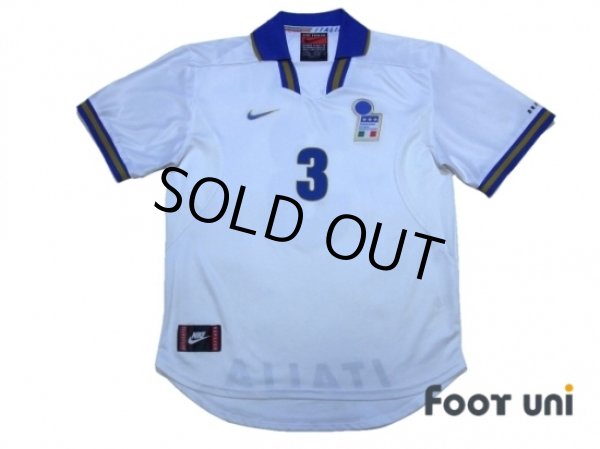 Photo1: Italy 1996 Away Shirt #3 Maldini (1)