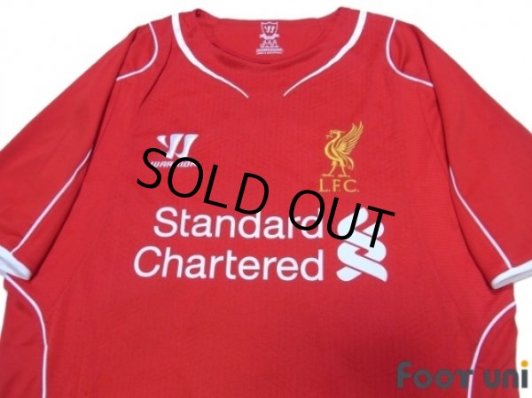 Photo3: Liverpool 2014-2015 Home Shirt #8 Gerrard (3)