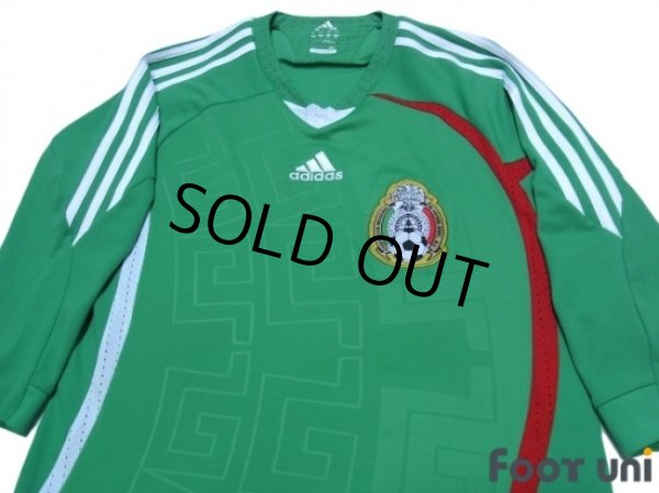 Photo4: Mexico 2008-2009 Home Shirt and Shorts Set (4)