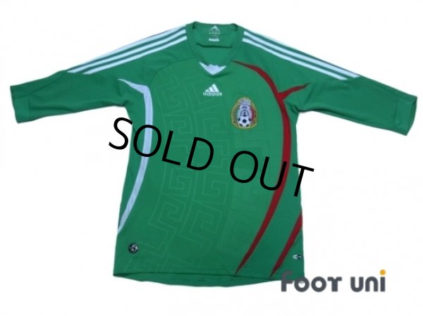 Photo2: Mexico 2008-2009 Home Shirt and Shorts Set (2)
