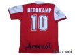 Photo2: Arsenal 1994-1996 Home Shirt #10 Bergkamp The F.A. Premier League Patch/Badge (2)