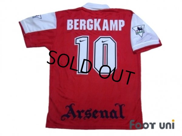 Photo2: Arsenal 1994-1996 Home Shirt #10 Bergkamp The F.A. Premier League Patch/Badge (2)