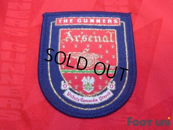 Photo6: Arsenal 1994-1996 Home Shirt #10 Bergkamp The F.A. Premier League Patch/Badge (6)