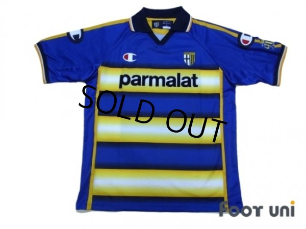 Photo1: Parma 2003-2004 Home Shirt 90th Anniversary 1913-2003 Patch/Badge (1)