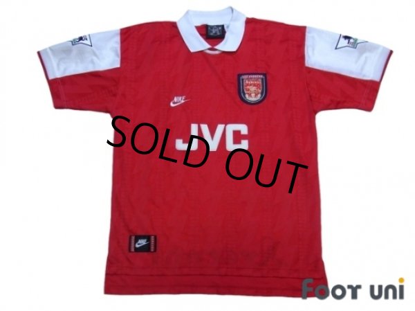 Photo1: Arsenal 1994-1996 Home Shirt #10 Bergkamp The F.A. Premier League Patch/Badge (1)