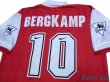 Photo4: Arsenal 1994-1996 Home Shirt #10 Bergkamp The F.A. Premier League Patch/Badge (4)