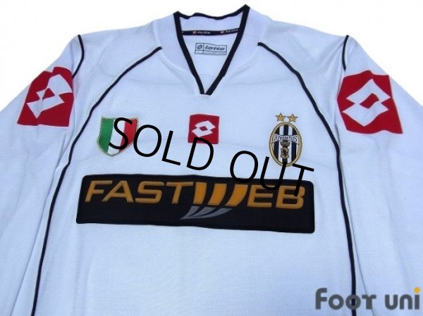Photo3: Juventus 2002-2003 Away Long Sleeve Shirt Scudetto Patch/Badge (3)