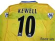 Photo4: Leeds United AFC 1999-2000 3rd Long Sleeve Shirt #10 Kewell (4)