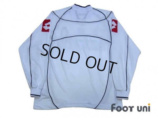 Photo2: Juventus 2002-2003 Away Long Sleeve Shirt Scudetto Patch/Badge (2)