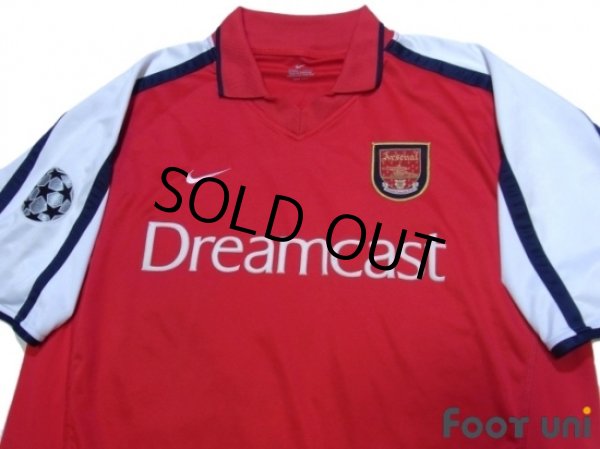 Photo3: Arsenal 2000-2002 Home Shirt #14 Henry Champions League Patch/Badge (3)