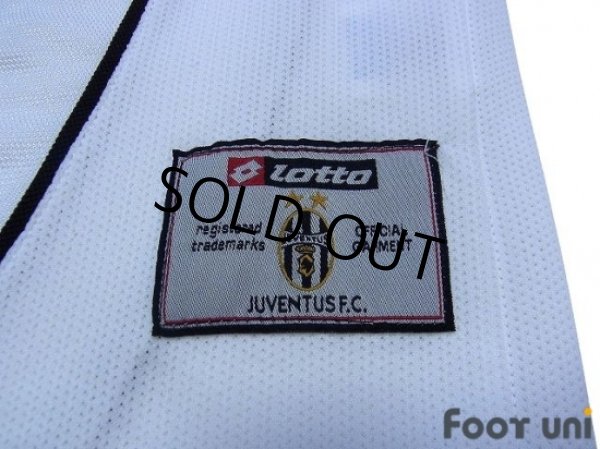 Photo7: Juventus 2002-2003 Away Long Sleeve Shirt Scudetto Patch/Badge (7)
