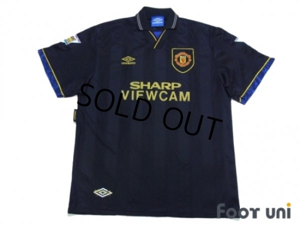 Photo1: Manchester United 1993-1995 Away Shirt #7 Cantona (1)