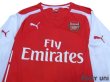 Photo3: Arsenal 2014-2015 Home Long Sleeve Shirt #11 Ozil (3)