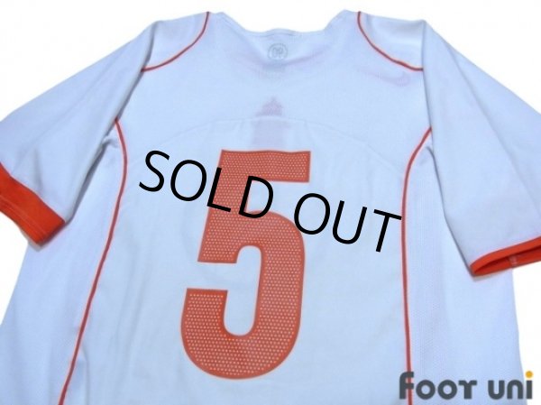 Photo4: Netherlands Euro 2004 Away Shirt #5 (4)