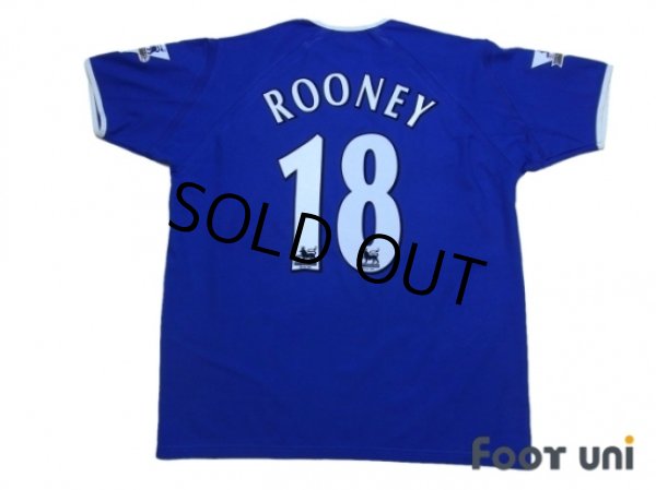 Photo2: Everton 2003-2004 Home Shirt #18 Rooney Premier League Patch (2)