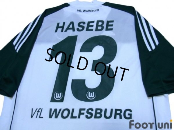 Photo4: VfL Wolfsburg 2010-2011 Home Shirt #13 Hasebe w/tags (4)