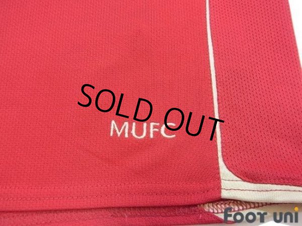 Photo7: Manchester United 2006-2007 Home Long Sleeve Shirt #7 Ronaldo Premier League Patch (7)