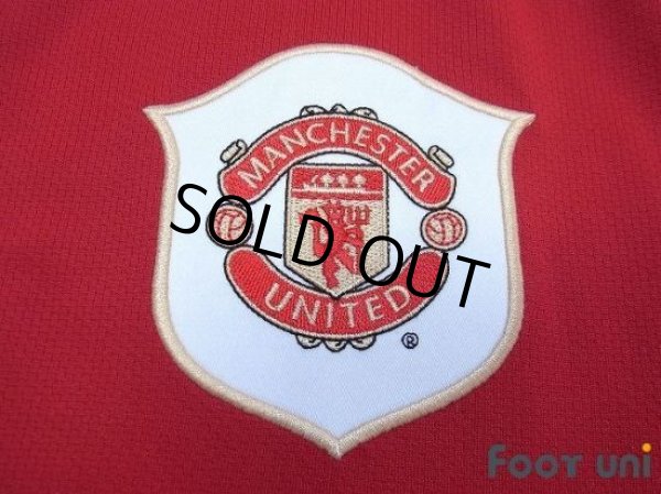 Photo6: Manchester United 2006-2007 Home Long Sleeve Shirt #7 Ronaldo Premier League Patch (6)