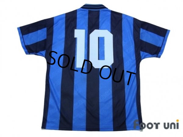 Photo2: Inter Milan 1994-1995 Home Shirt #10 (2)