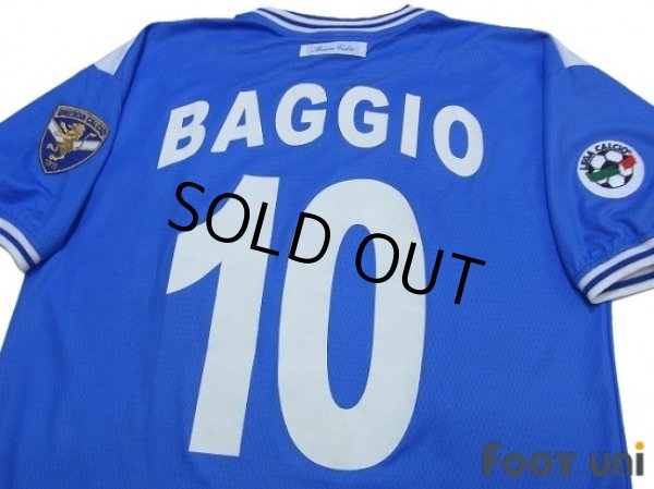 Photo4: Brescia 2000-2001 Home Shirt #10 Baggio Lega Calcio Patch / Badge (4)