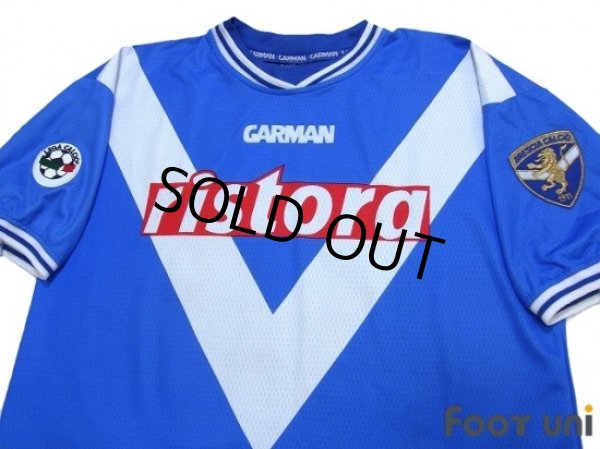 Photo3: Brescia 2000-2001 Home Shirt #10 Baggio Lega Calcio Patch / Badge (3)
