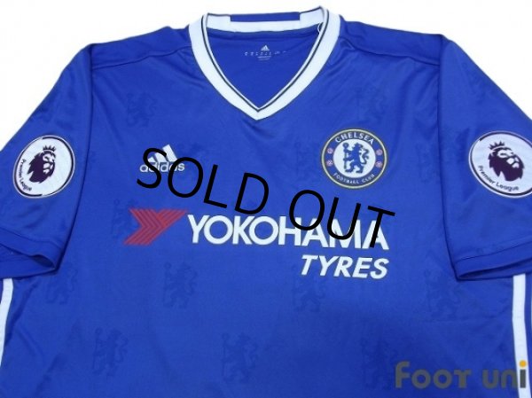 Photo3: Chelsea 2016-2017 Home Shirt #10 Hazard Premier League Patch/Badge w/tags (3)