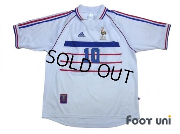 Photo1: France 1999 Away Shirt #10 Zidane (1)