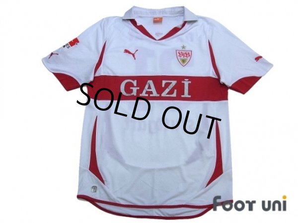 Photo1: VfB Stuttgart 2010-2011 Home Shirt #31 Okazaki Bundesliga Patch (1)