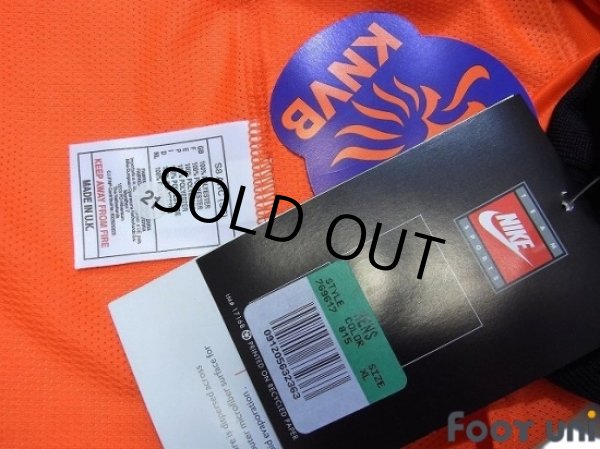 Photo7: Netherlands 1998 Home Authentic Long Sleeve Shirt #8 Bergkamp w/tags (7)